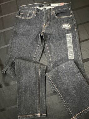 Aeropostale Dark Indigo Straight Leg Jeans